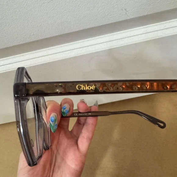 Chloé Hexagonal Gray Optical Glasses CE2739 - Picture 5 of 9
